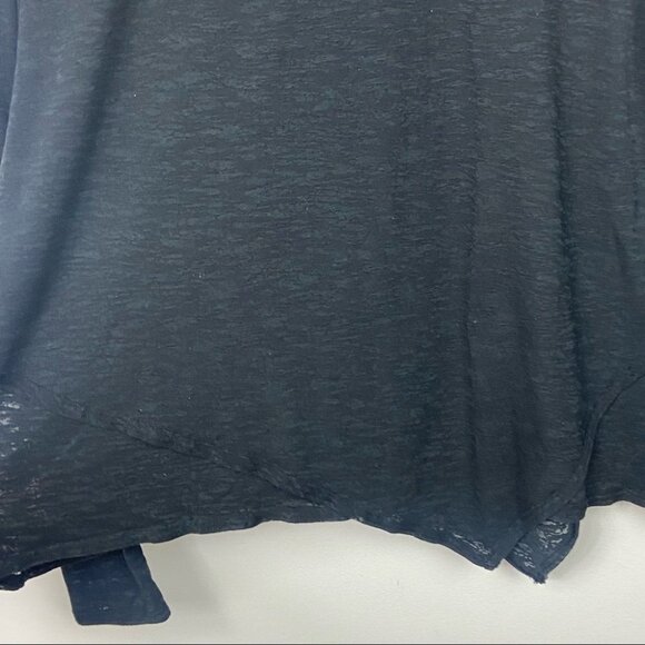 Lululemon Black Sweetest Day Top Burnout Long Sleeves Size 2 TShirt Layering Tee - Picture 6 of 10